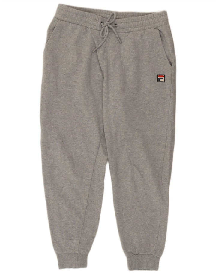 Męskie spodnie dresowe Fila Joggers Small, szare, bawełniane