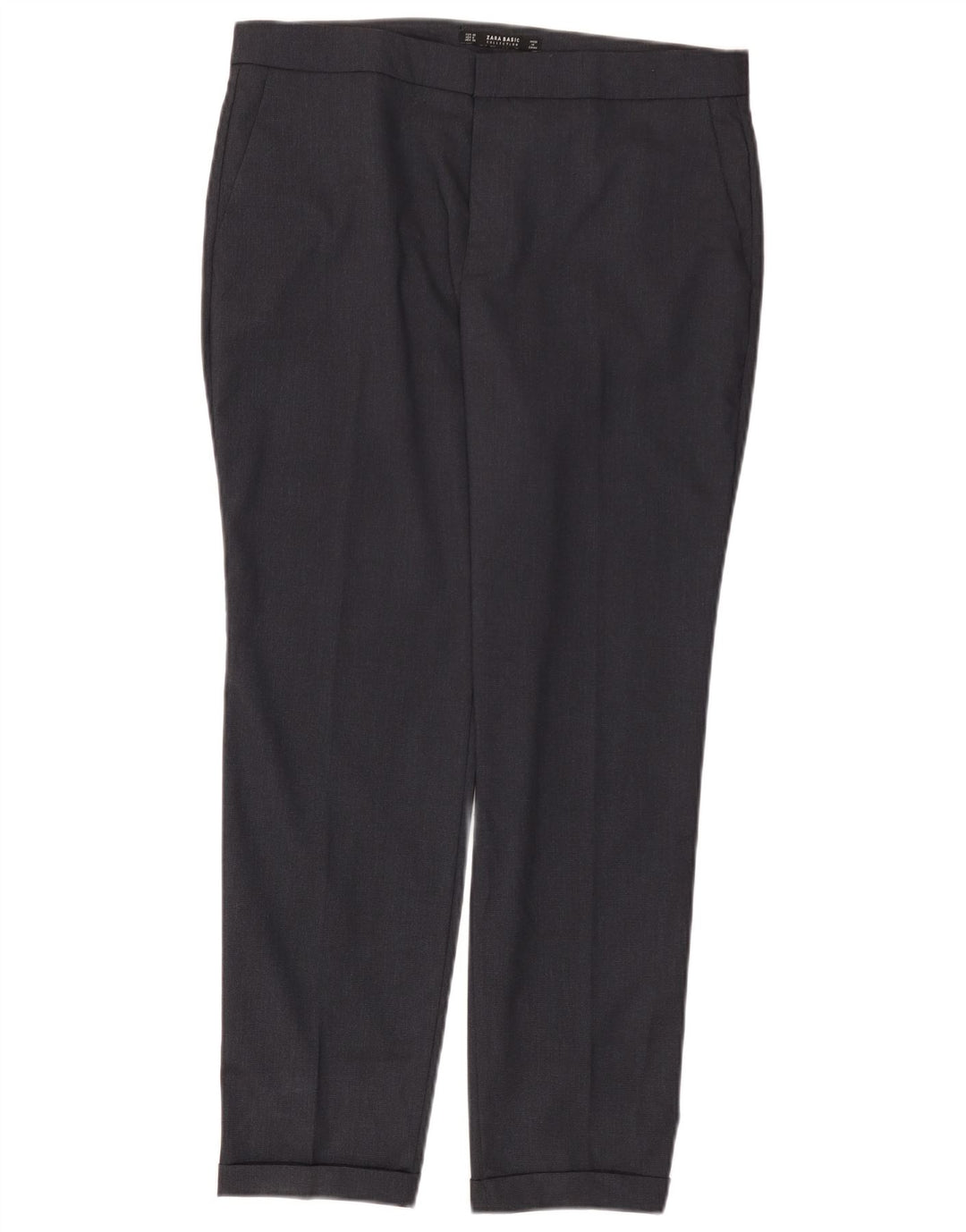 Spodnie damskie Zara Slim Chino EU 40 Medium W30 L27 Granatowy poliester