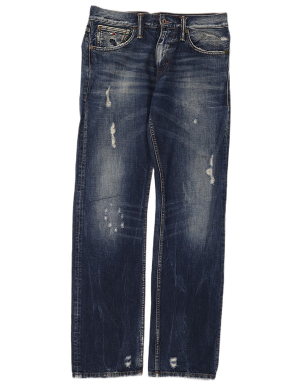 Damskie jeansy Tommy Hilfiger Ryder Distressed Regular Straight W29 L32 Niebieskie
