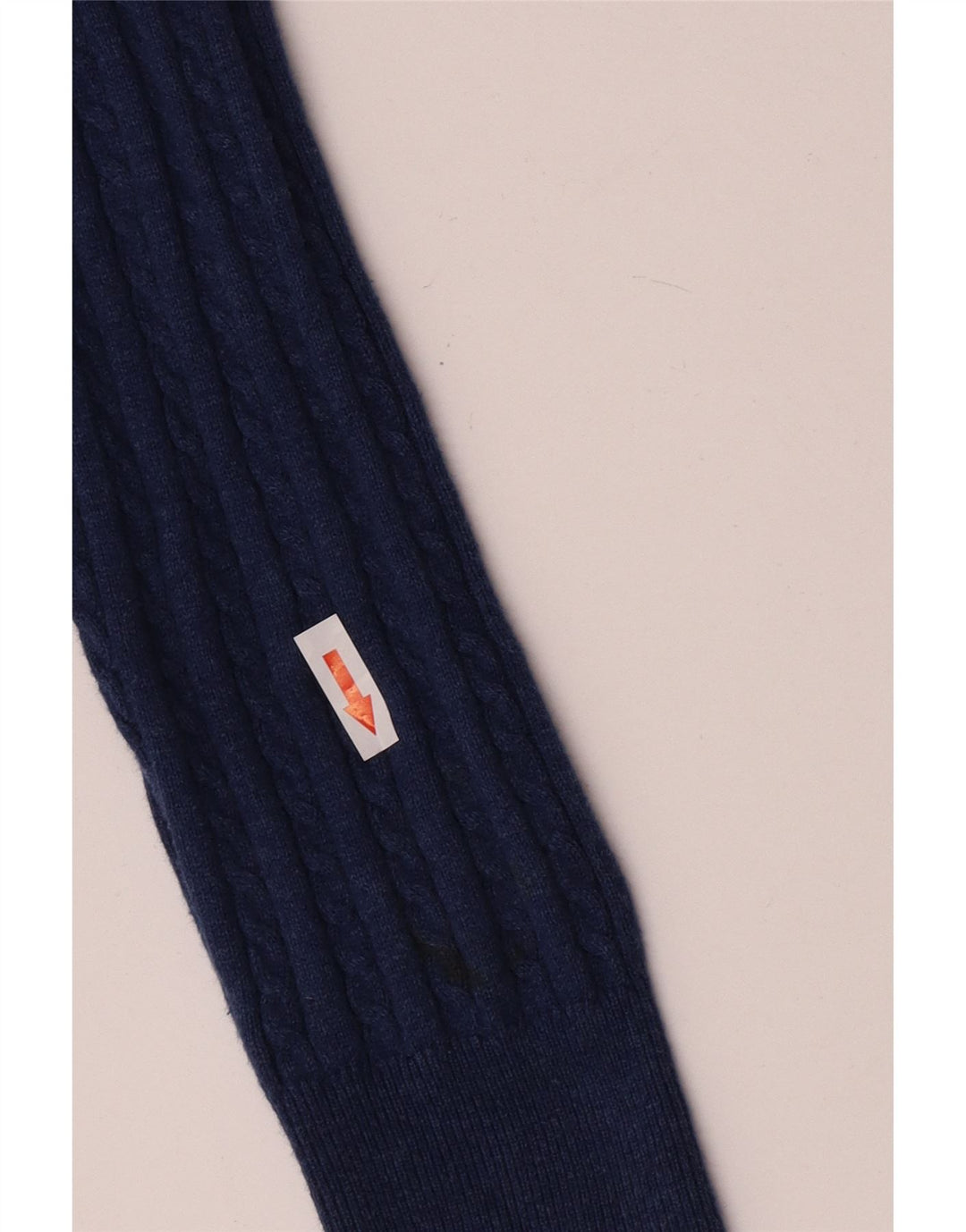 Sweter damski Massimo Dutti z szalowym dekoltem, UK 18 XL, niebieski, bawełniany