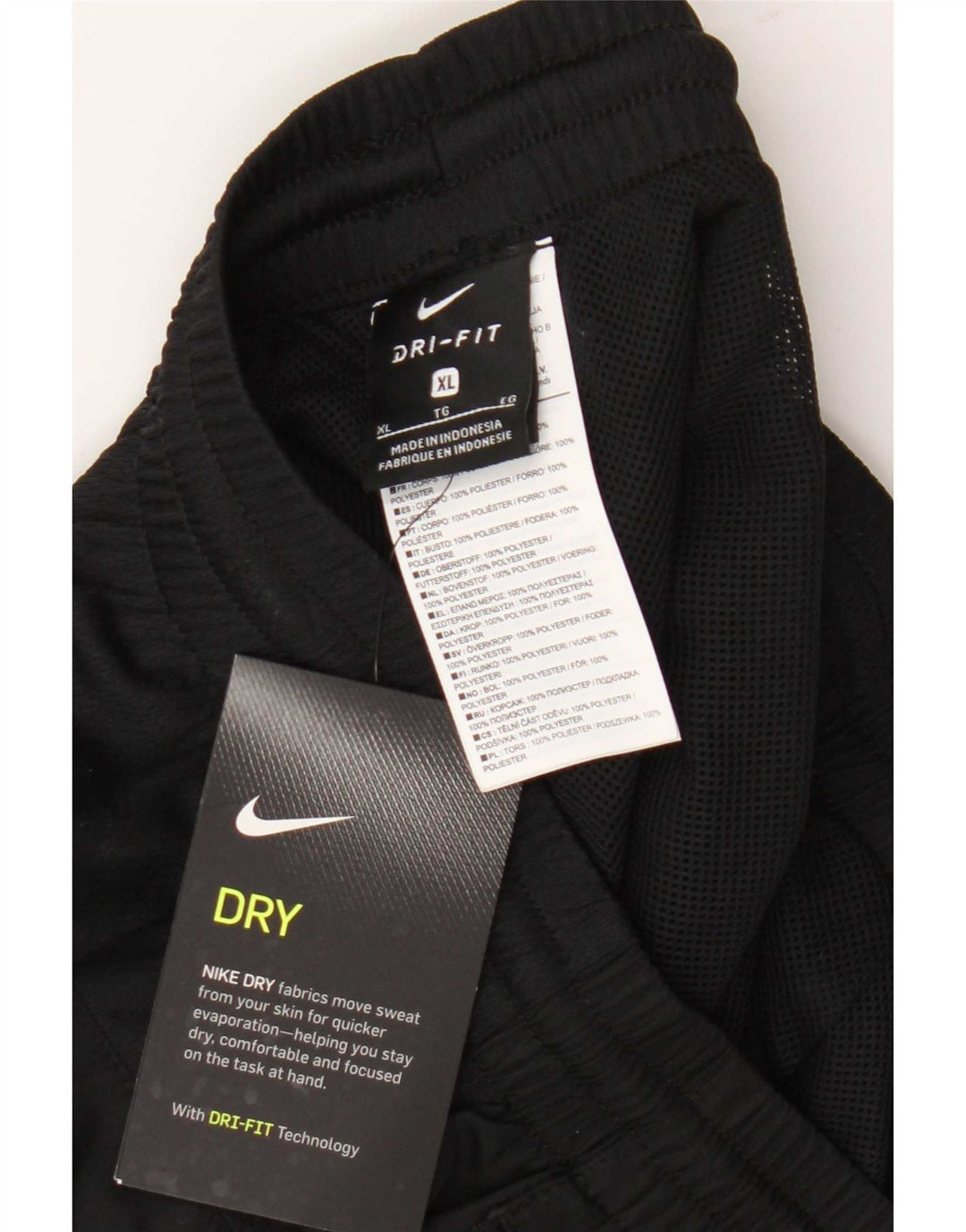 Męskie spodnie dresowe Nike Dri Fit Joggers XL, czarny poliester