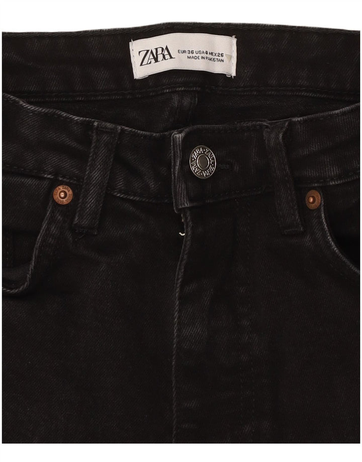 Damskie dżinsy Bootcut ZARA EU 36 XS W26 L25 Czarne