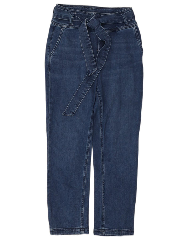 Damskie jeansy z wysokim stanem Boden UK 6 XS W26 L24 Niebieskie bawełniane