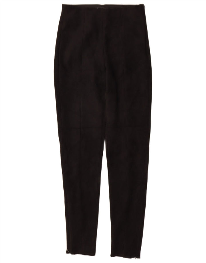 Damskie spodnie obcisłe na co dzień ZARA XS W24 L27 czarne