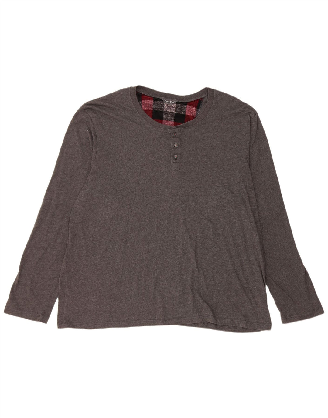 Top męski EDDIE BAUER z długim rękawem, 2XL, szary, bawełniany