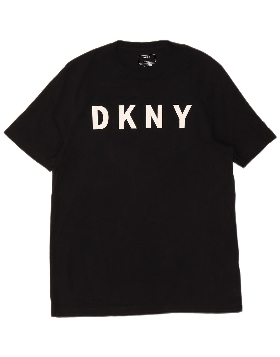 Męski T-shirt z grafiką Dkny, mały, czarny, bawełniany