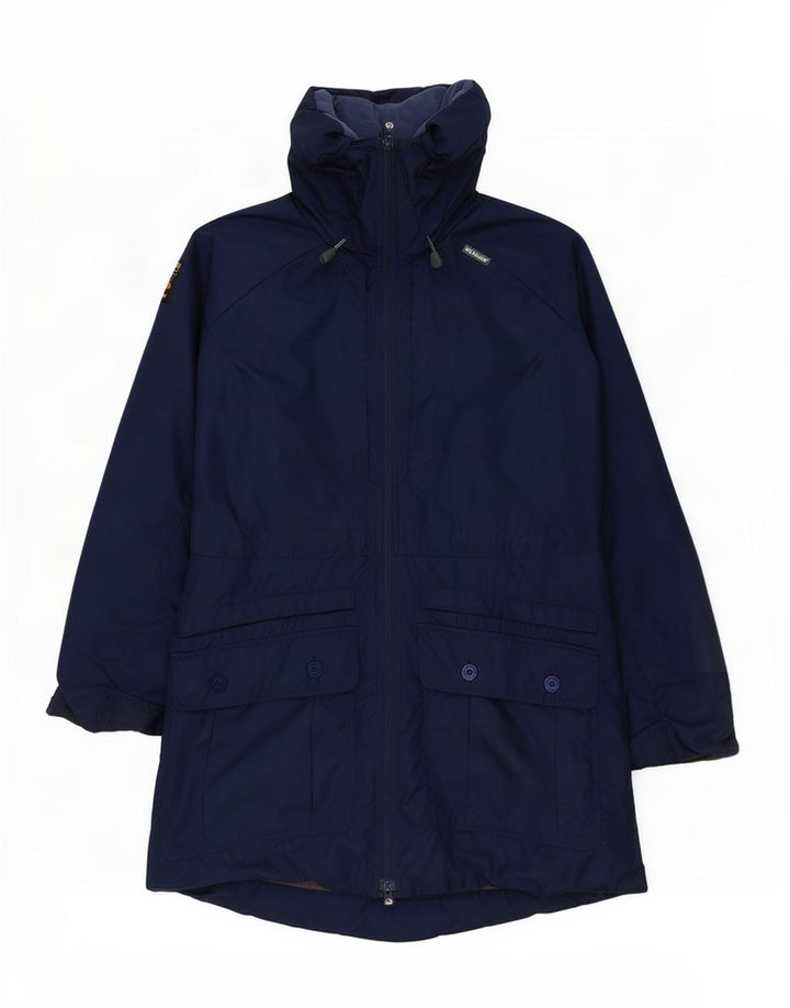 Damska kurtka parka z kapturem, oversize, Paramo UK 14, średni granat