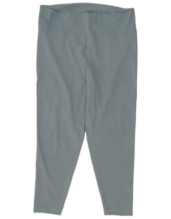 Legginsy damskie Adidas UK 24/26 2XL W36 L25 Niebieski poliester
