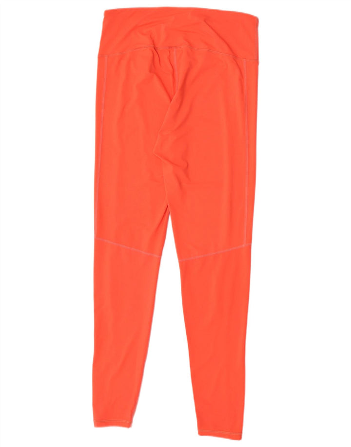 Legginsy damskie Superdry UK 16, duże, pomarańczowe, poliester