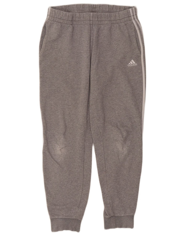 Damskie spodnie dresowe Adidas Joggers UK 16/18 Duże, szare, bawełniane