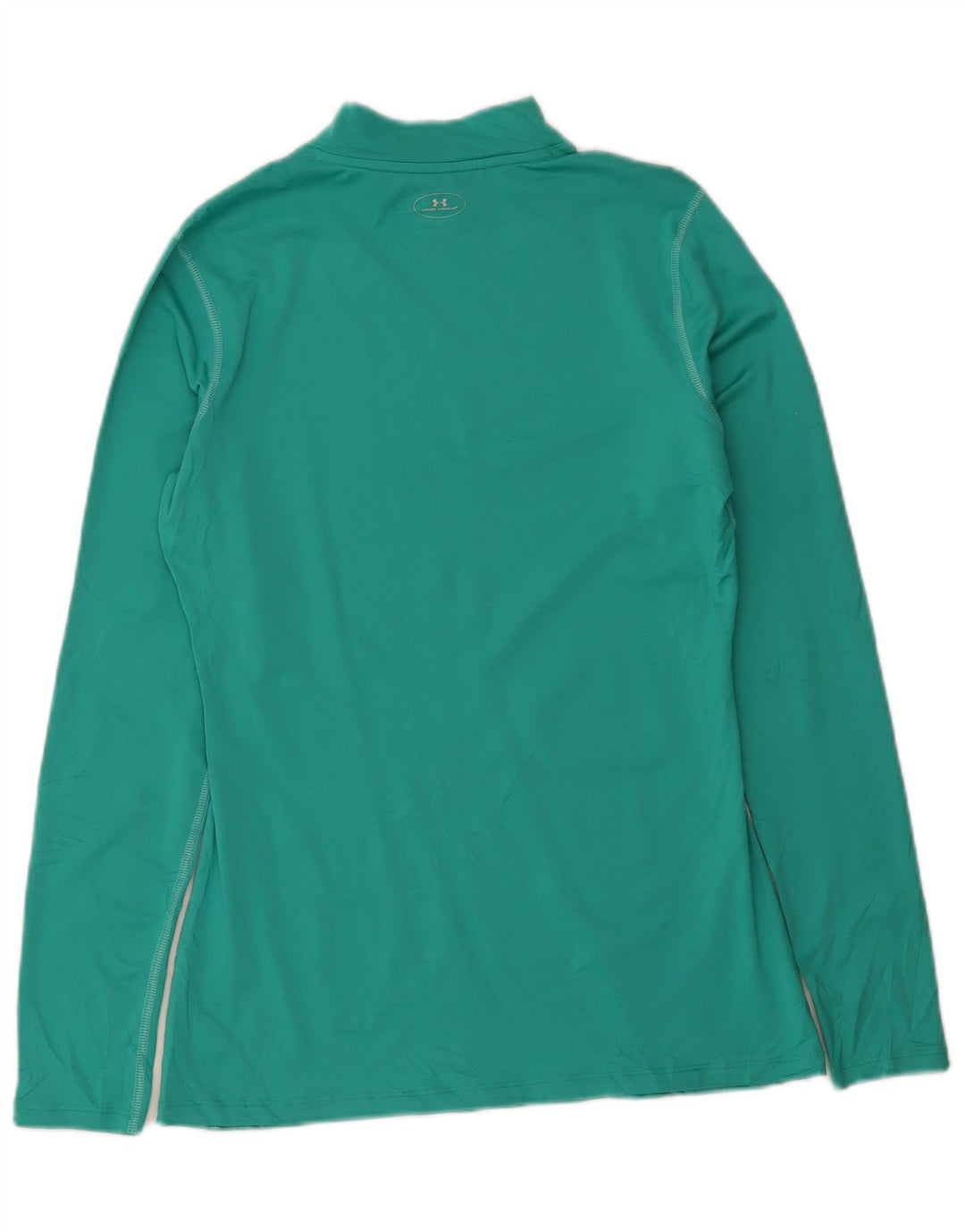 Męski top Under Armour Heat Gear z długim rękawem, duży, zielony, poliestrowy