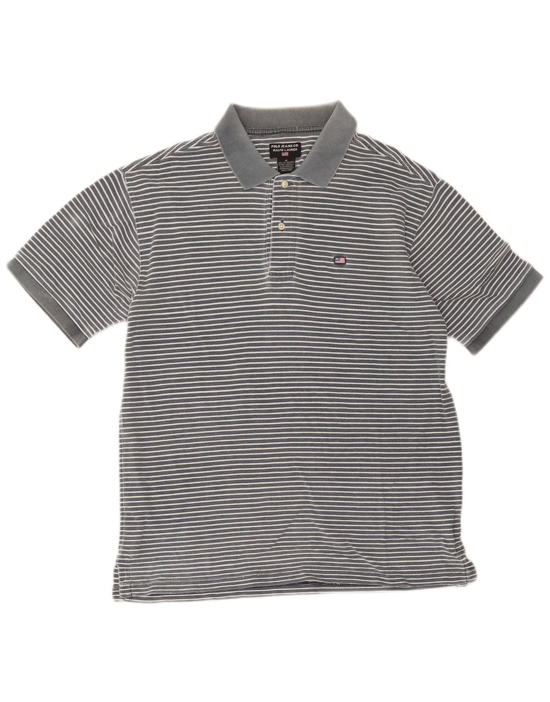 Koszula męska Polo Ralph Lauren, bawełniana, w kolorze średniego niebieskiego w prążki