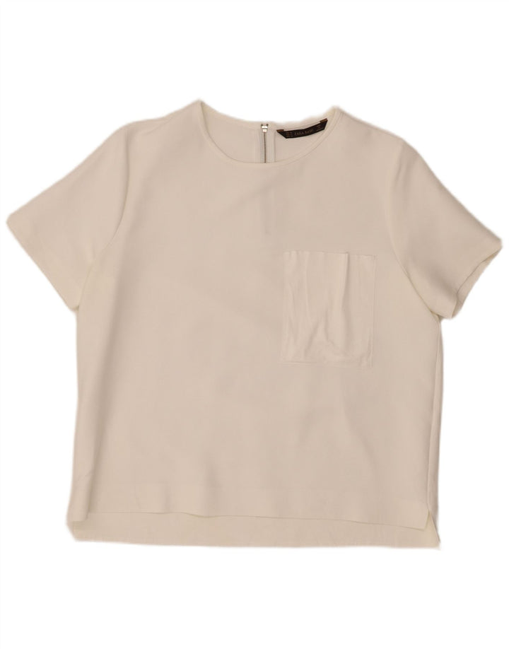 Bluzka damska Zara Top UK 18 XL Biała
