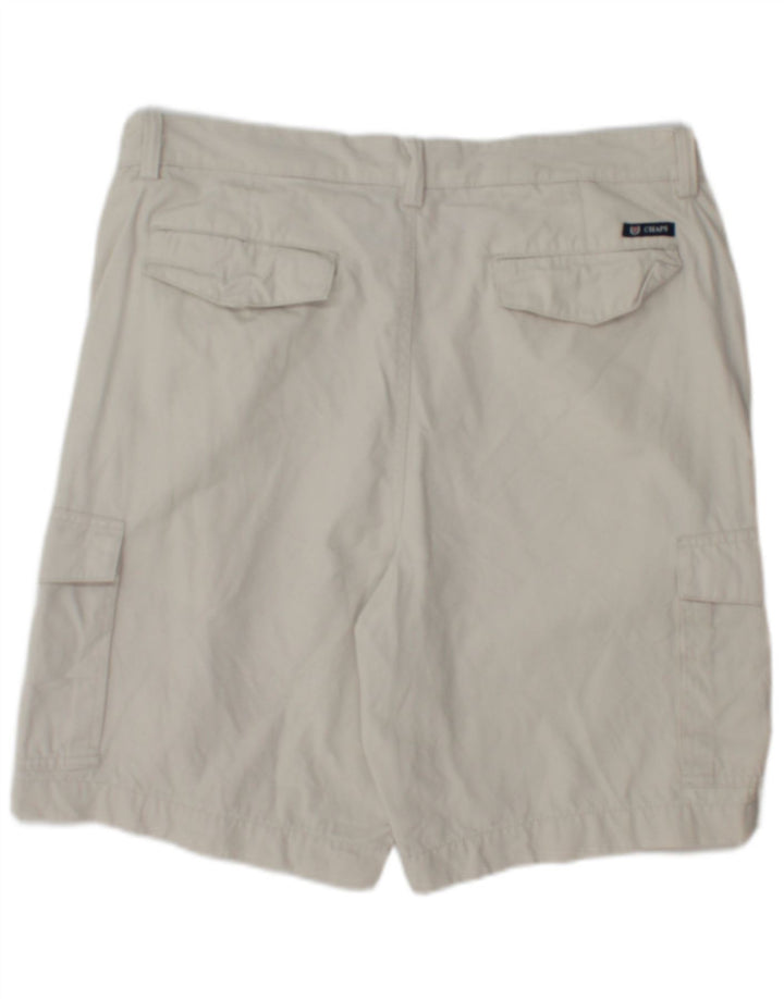 Męskie spodenki cargo Chaps W34, duże, beżowe, bawełniane