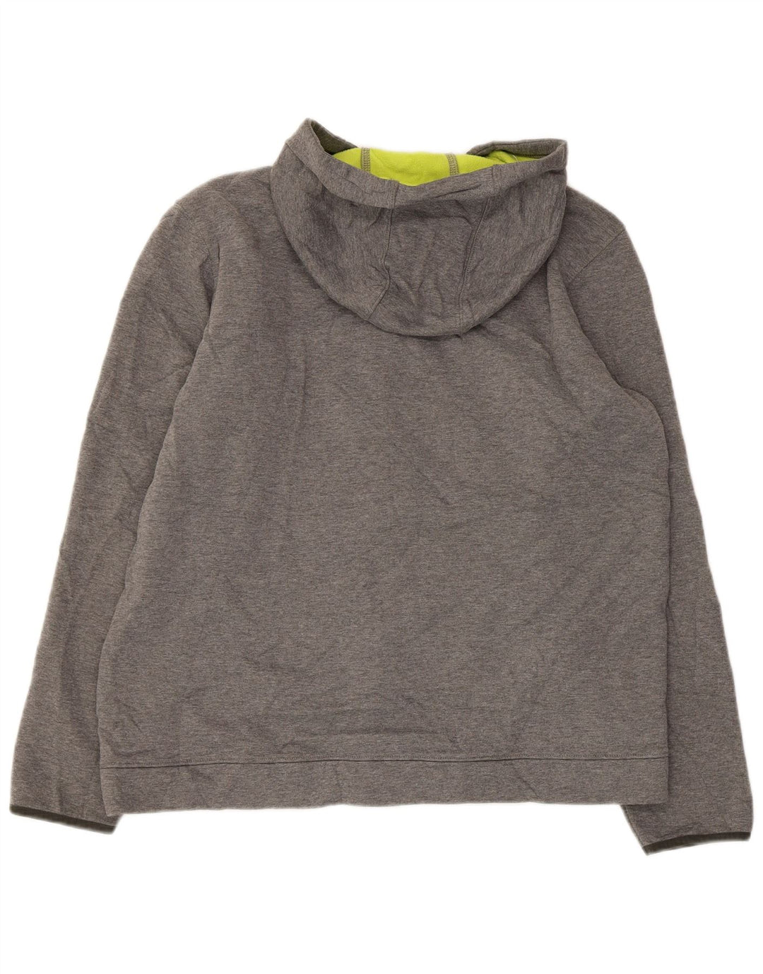 Męski sweter zapinany na zamek EDDIE BAUER, duży, szary poliester