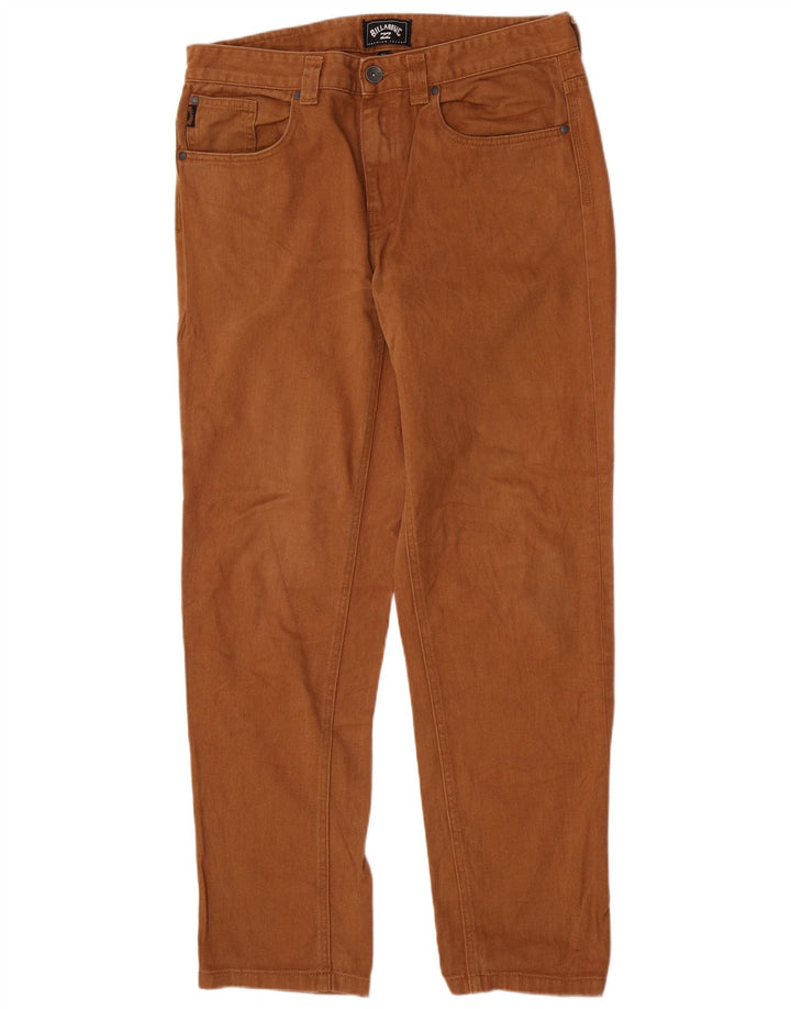 Męskie jeansy Billabong Regular Straight W32 L31 Brązowa bawełna