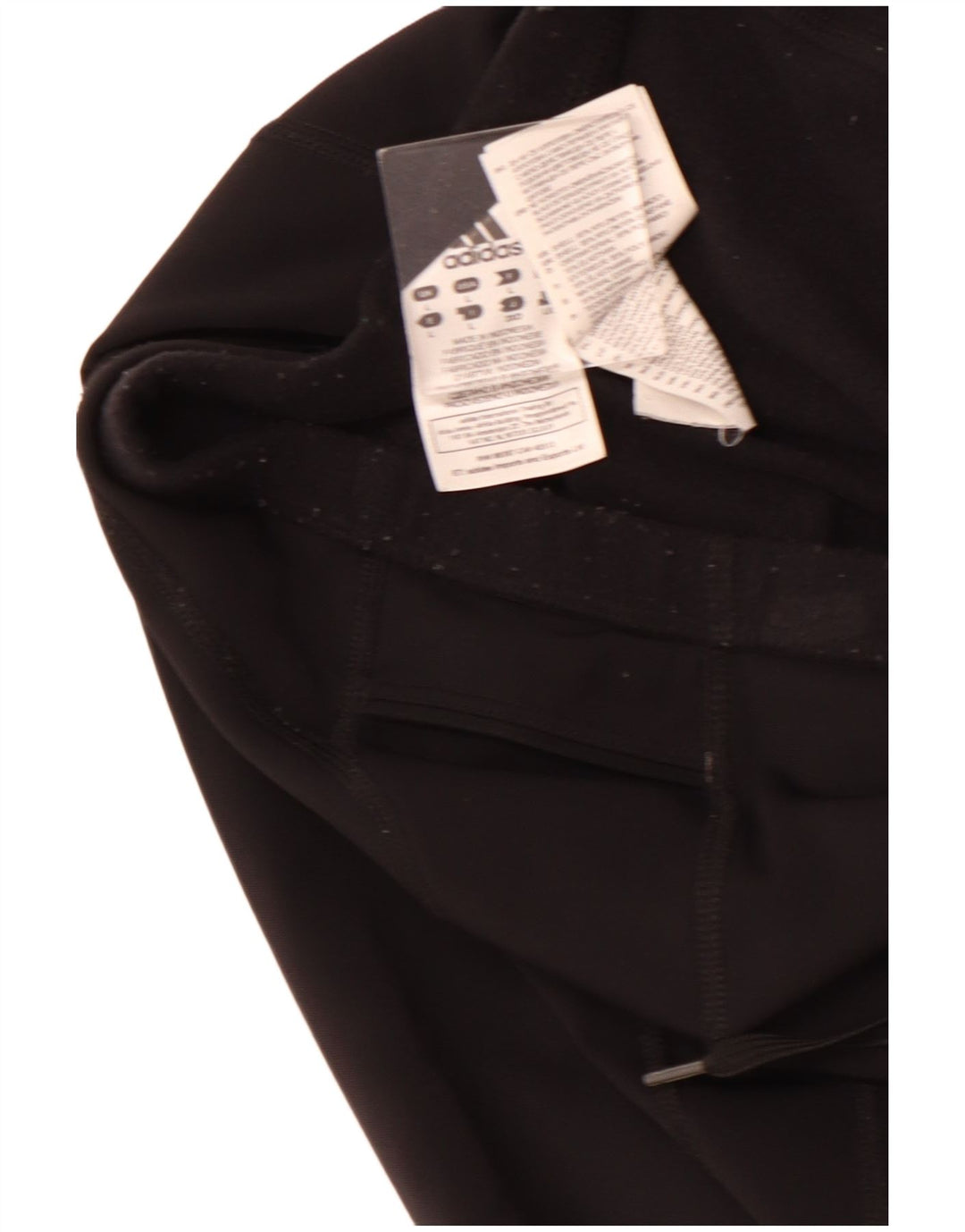 Damskie spodnie dresowe ADIDAS UK 14, duże, czarne, nylonowe