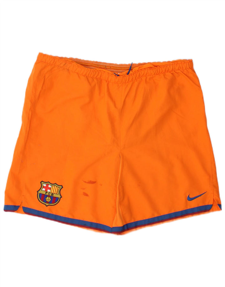 Męskie spodenki sportowe Nike Barcelona Graphic UK 31/33 średni pomarańczowy poliester