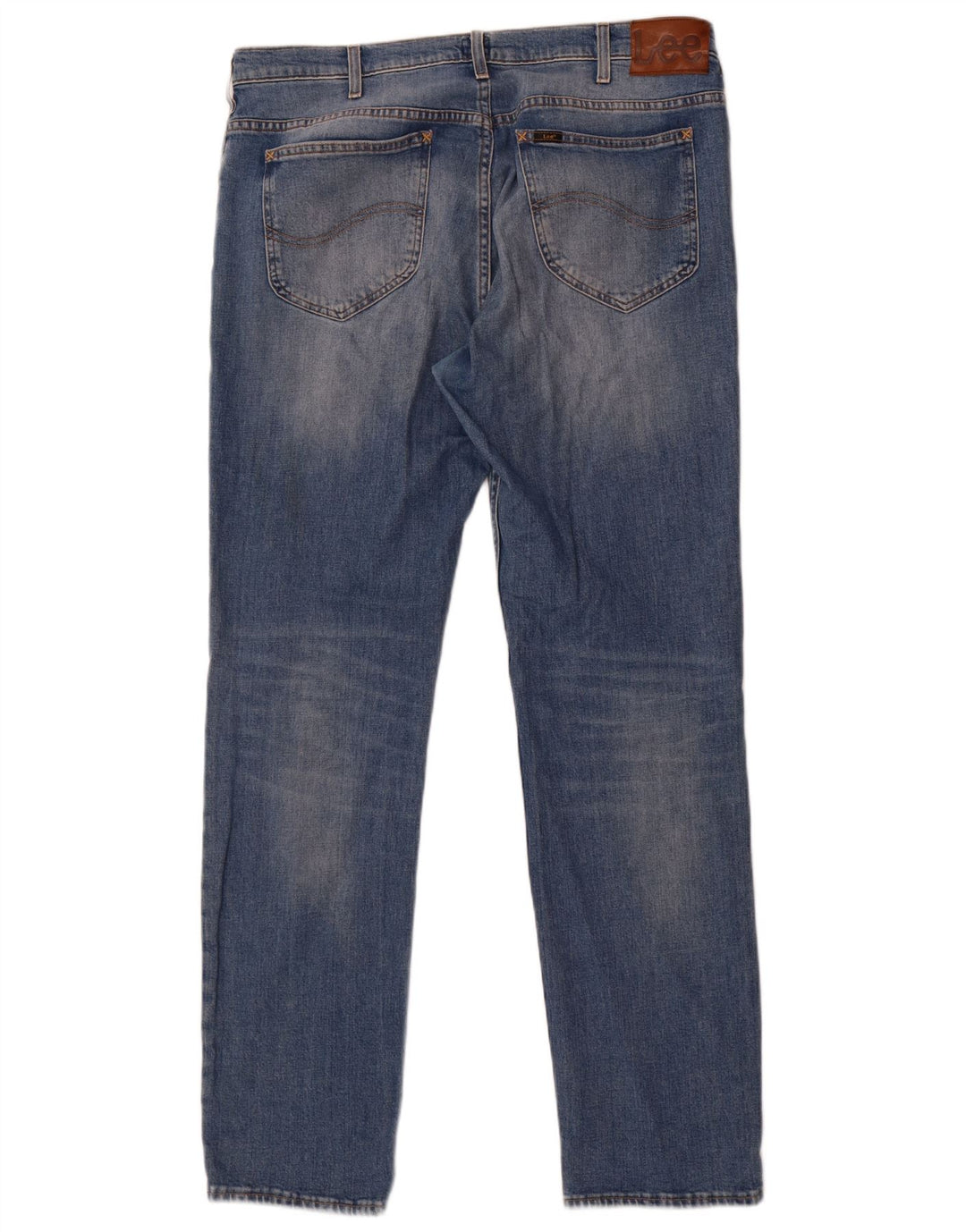 Męskie jeansy Lee Rider Straight W36 L32 Niebieskie, bawełniane