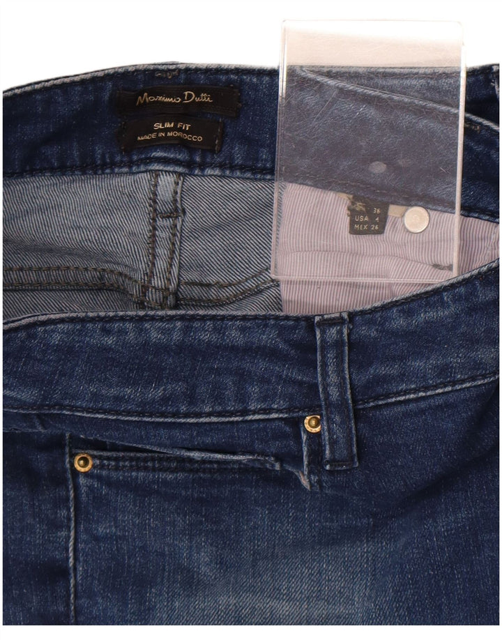 Jeansy damskie Massimo Dutti EU 36 XS W26 L30 Niebieskie