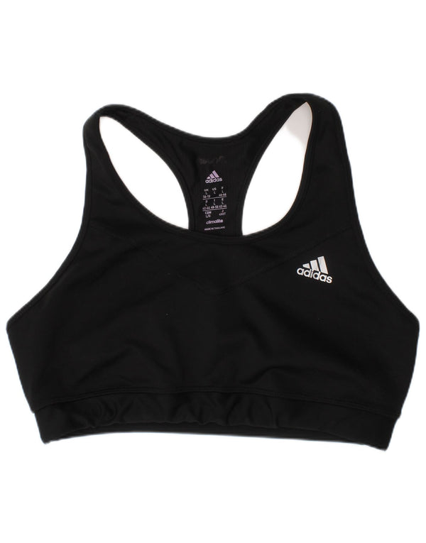 Adidas Damski Climacool Sport Bra Top UK 16/18 Duży Czarny Sport