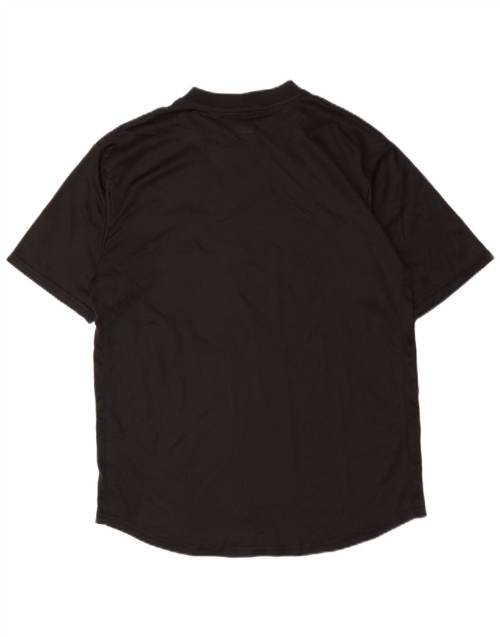 Męska koszulka Nike Dri Fit Top, średni czarny poliester
