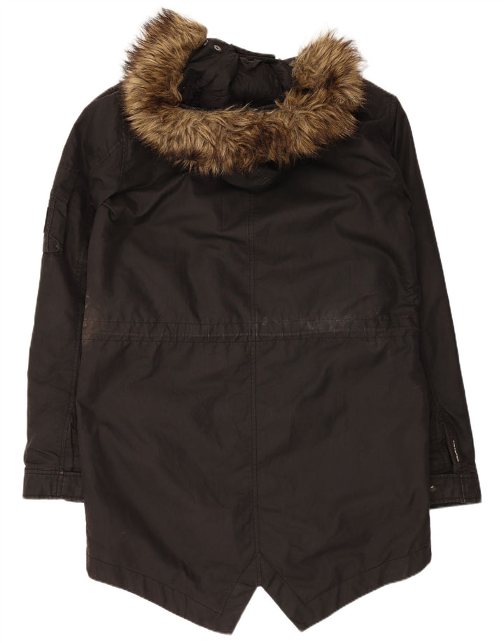 Męska kurtka parka z kapturem Superdry UK 38, średni khaki