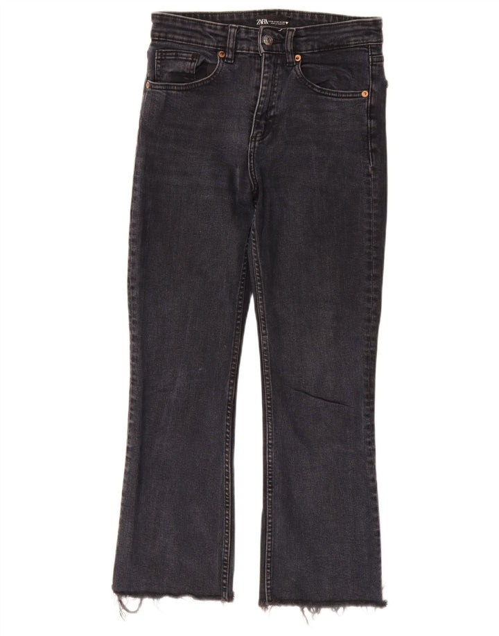 Damskie jeansy Bootcut Zara EU 36 XS W26 L27 Czarne
