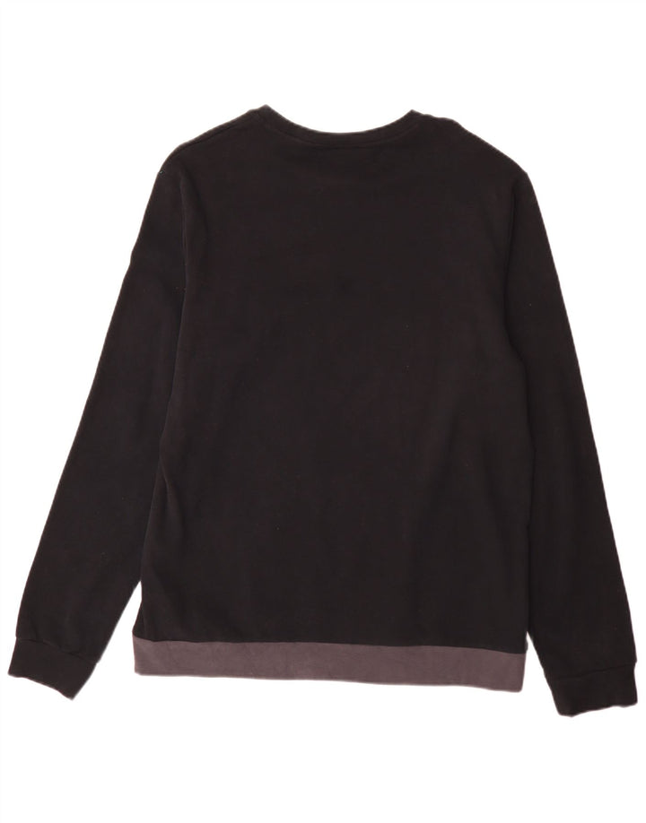 Bluza męska Fila, duża, czarna, bawełniana z blokami kolorów