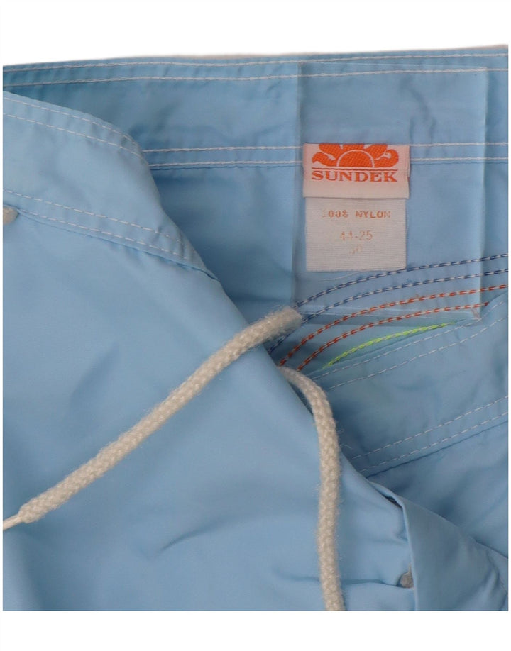 Damskie spodenki kąpielowe SUNDEK IT 44 Średni niebieski nylon