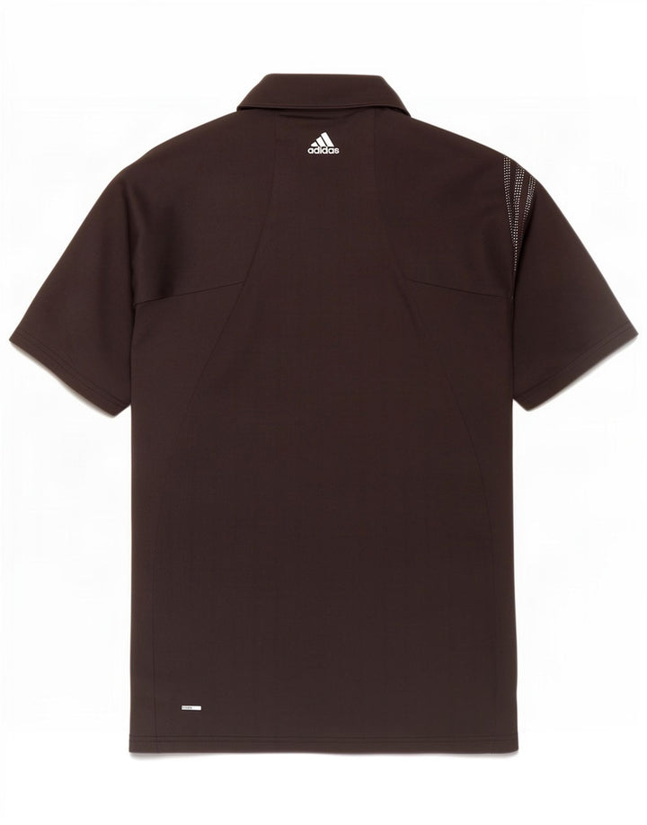 Męska koszulka polo Adidas Climacool, duża, czarna, z poliestru
