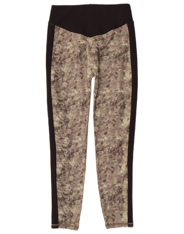 Legginsy damskie Ellesse UK 10 Small, zielony, kamuflażowy poliester