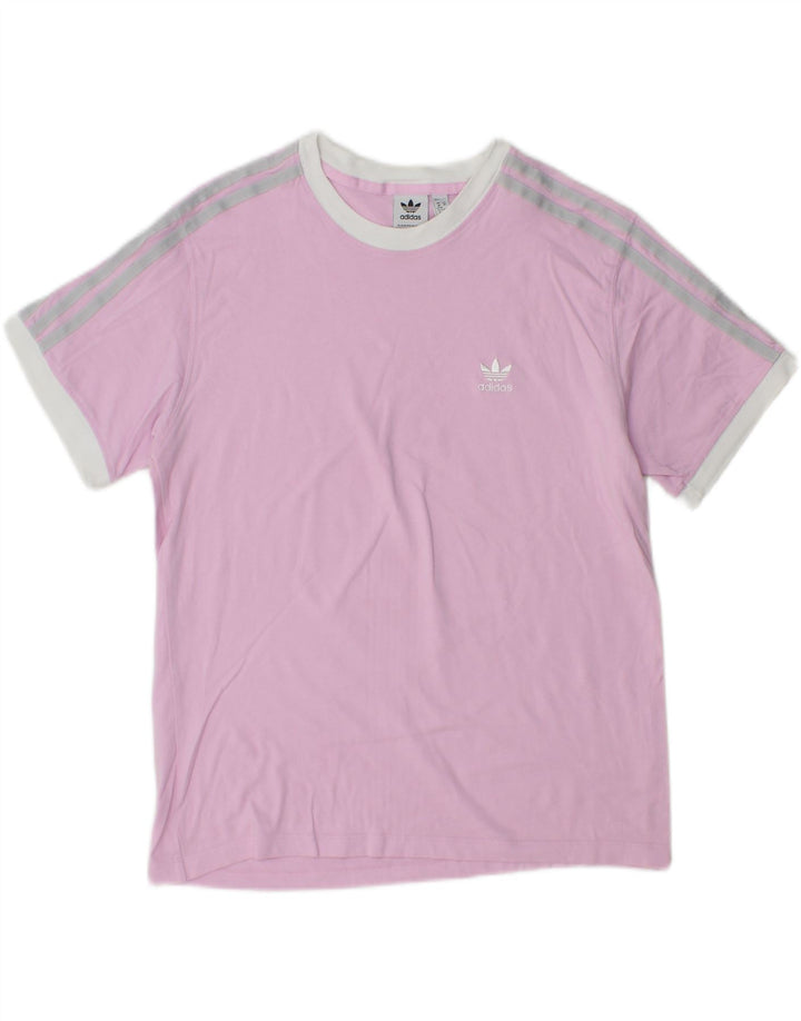 ADIDAS Womens T-Shirt Top UK 12/14 Medium Purple