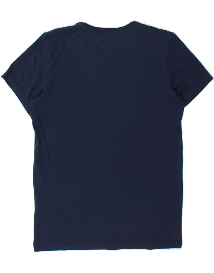 ADIDAS Mens Graphic T-Shirt Top Medium Navy Blue Cotton Vintage Adidas and Second-Hand Adidas from Messina Hembry 