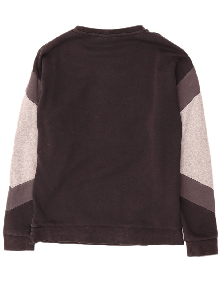 Męska bluza z grafiką Nike, mała, czarna, bawełniana z blokami kolorów