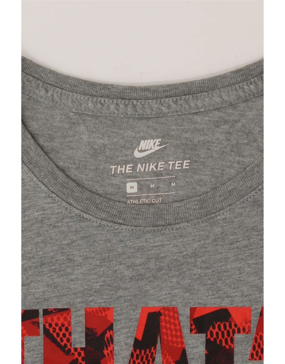 Męski T-shirt z grafiką Nike, średni szary