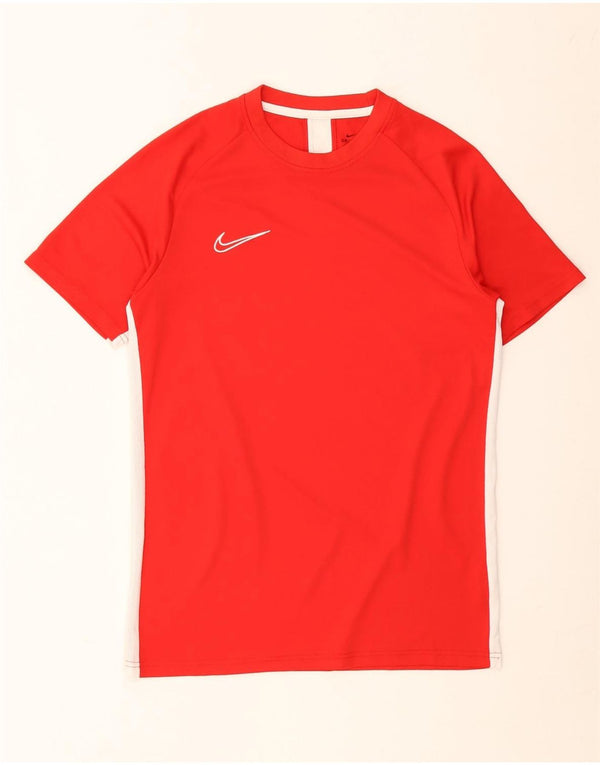 Męski T-shirt Nike Dri Fit Top w kolorze średnio czerwonym