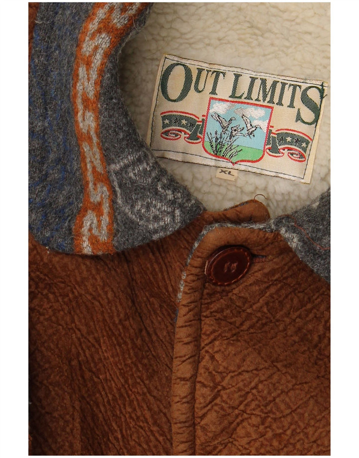 Kurtka męska Sherpa VINTAGE UK 42 XL granatowa Fair Isle