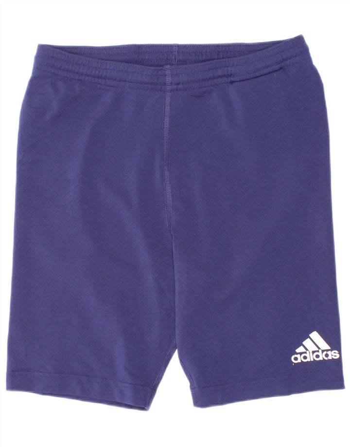 Spodenki sportowe chłopięce Adidas 13-14 lat, granatowe, poliestrowe