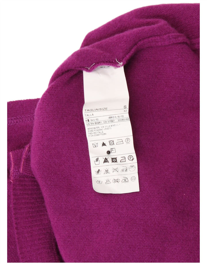 Sweter damski Benetton UK 8 Small Purple Wełna