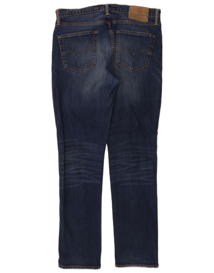 Męskie jeansy slim fit Levi's W34 L32 Niebieskie bawełniane