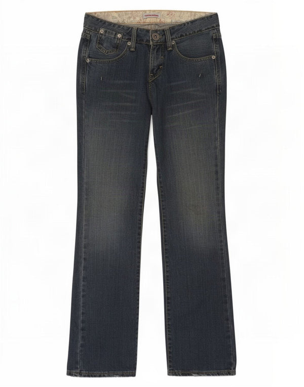 Damskie jeansy Levi's Bootcut US 1 XS W28 L31 Niebieskie bawełniane