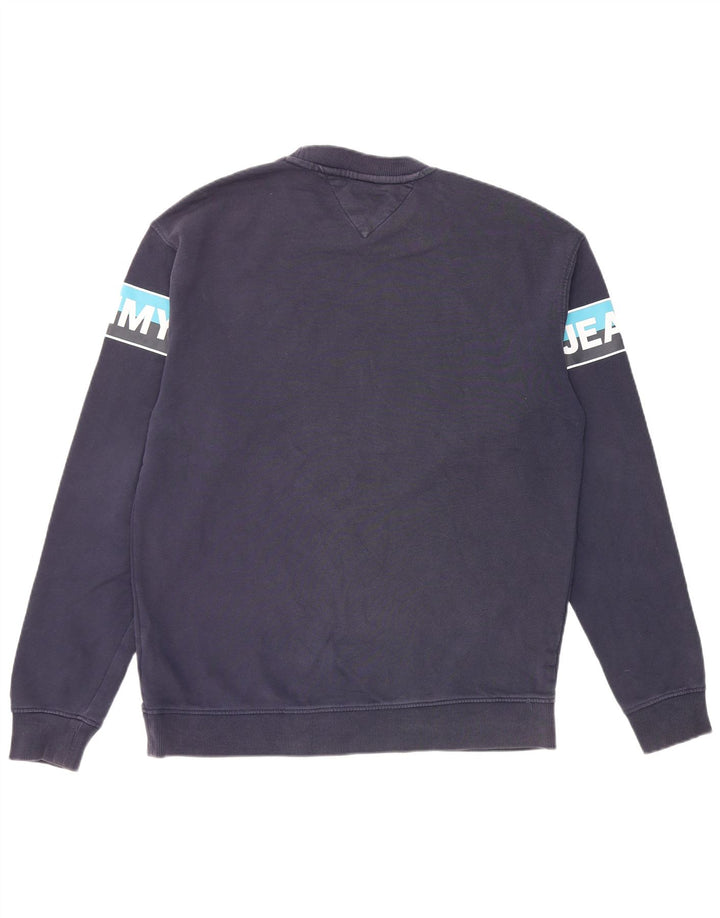 Męska bluza z grafiką Tommy Hilfiger w kolorze średniego granatu