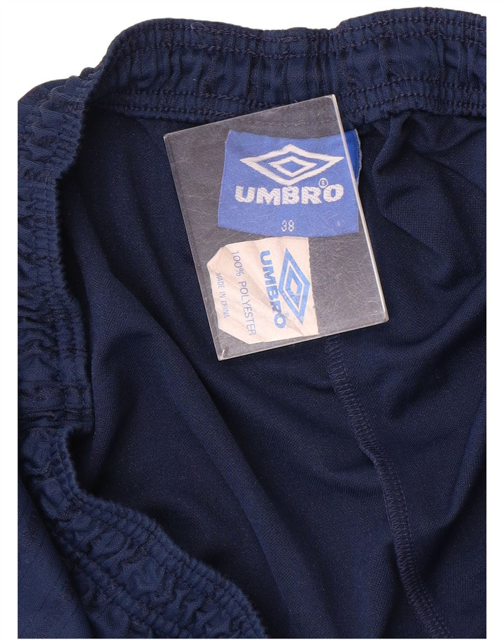 Męskie spodenki sportowe Umbro XL, granatowe, poliestrowe w prążki