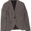 Damska marynarka zapinana na 1 guzik Sisley UK 8 Small Grey