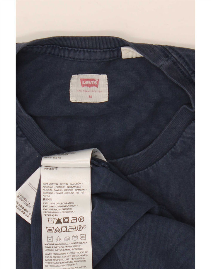 T-shirt męski Levi's Top, średni, granatowy, bawełniany