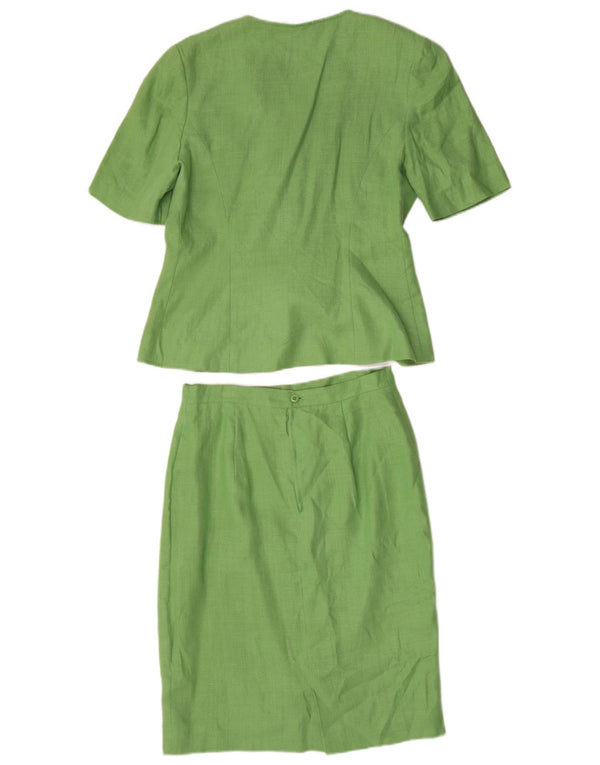 Luisa Spagnoli Damski zestaw spódnic zapinanych na 3 guziki, 2 częściowy IT 44 Medium W30 Green