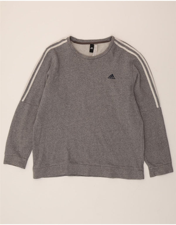 Adidas Męska Bluza Sweter XL Szara Bawełna