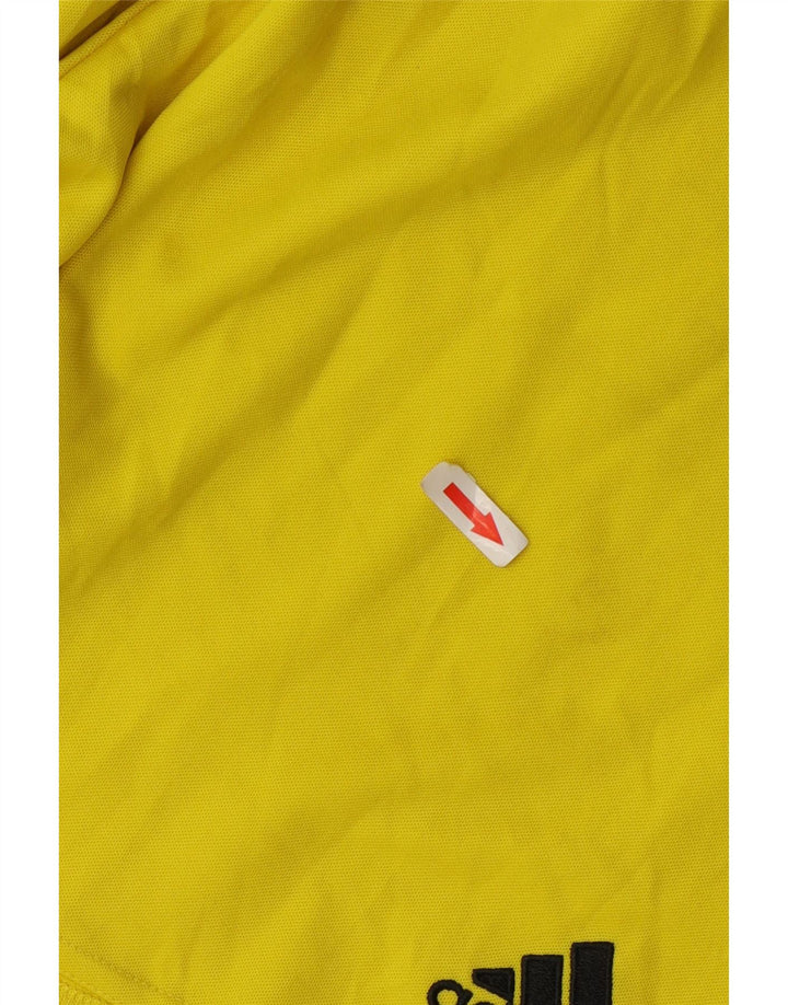 Męskie spodenki sportowe Adidas Climalite XL, żółte, poliestrowe