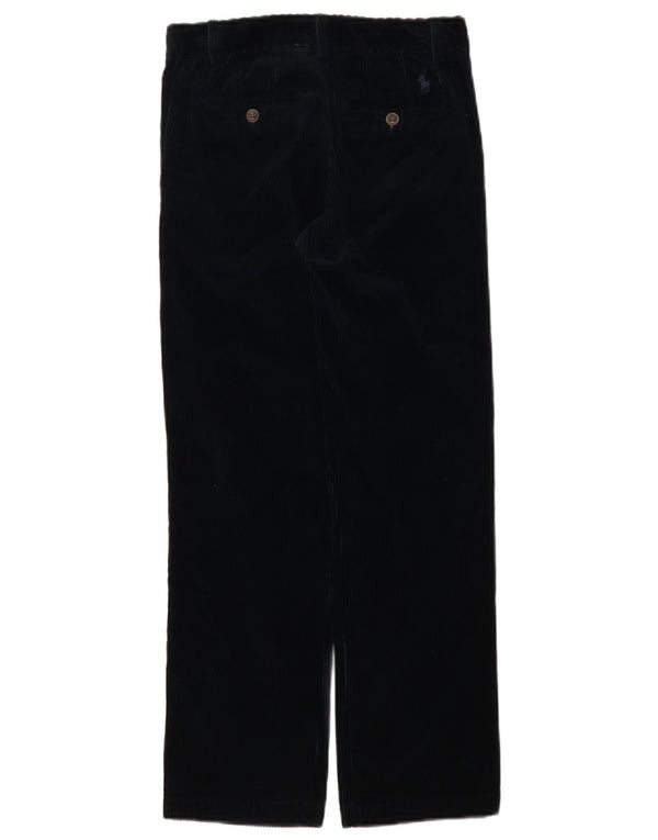 Polo Ralph Lauren Boys Corduroy Trousers 9-10 Years W24 L25 Navy Blue